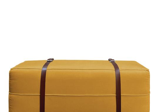 Пуфы DLA Design Lab Docker Yellow Gold Velvet image 1