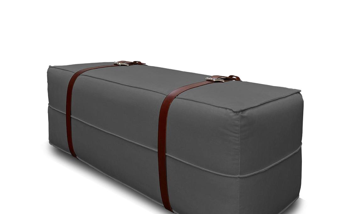 Пуфы от фабрики DLA Design Lab модель Docker Ash Gray Velvet
