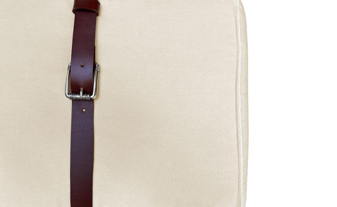 Пуфы от фабрики DLA Design Lab модель Docker White Cream Velvet