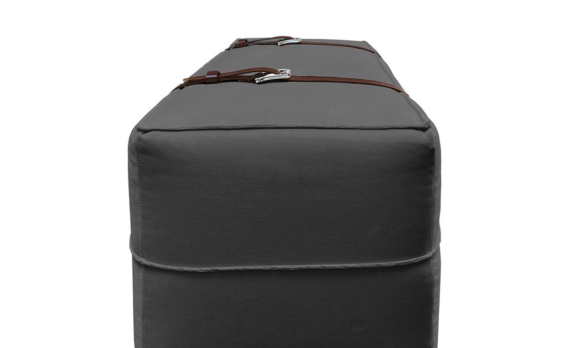 Пуфы от фабрики DLA Design Lab модель Docker Ash Gray Velvet