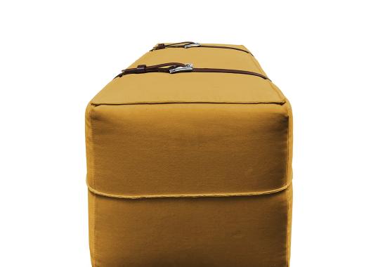 Пуфы от фабрики DLA Design Lab модель Docker Yellow Gold Velvet