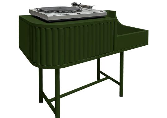 Консоль от фабрики DLA Design Lab модель VYC Green Record Player