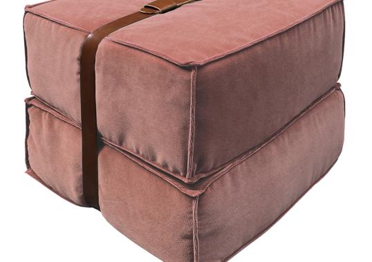 Пуфы DLA Design Lab Docker Antique Pink Velvet image 1