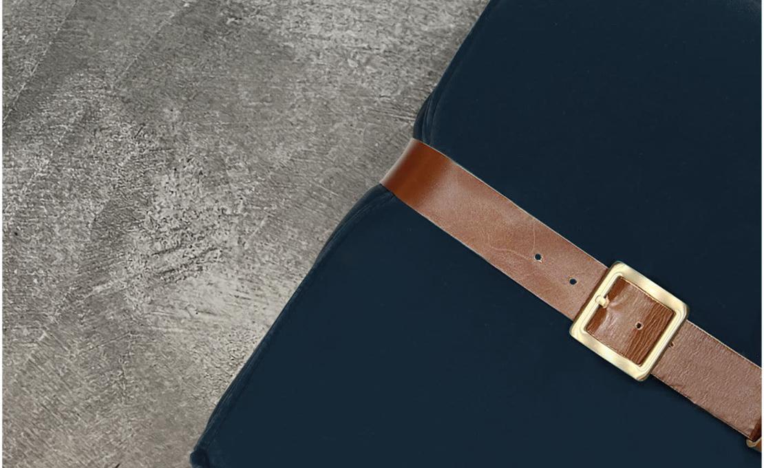 Пуфы от фабрики DLA Design Lab модель Docker Navy Velvet