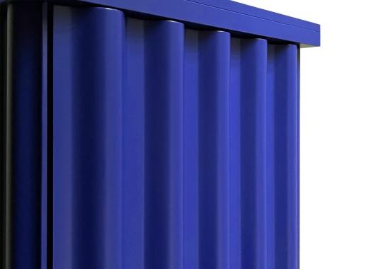Шкаф от фабрики DLA Design Lab модель Curl Electric Blue