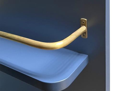 Шкаф от фабрики DLA Design Lab модель Curl Petrol Blue