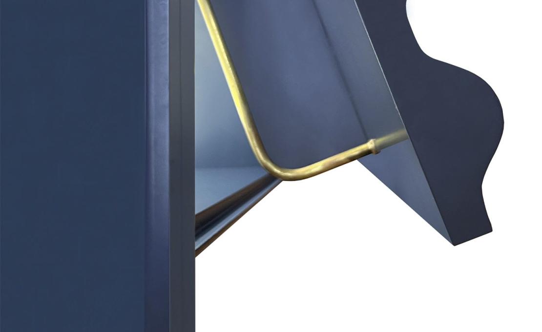 Шкаф от фабрики DLA Design Lab модель Curl Petrol Blue
