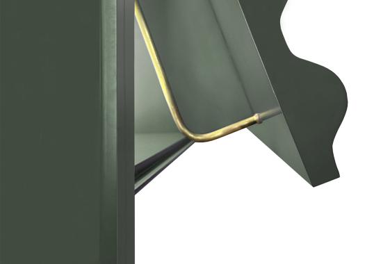 Шкаф от фабрики DLA Design Lab модель Curl Rosemary Green