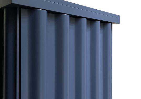 Шкаф от фабрики DLA Design Lab модель Curl Petrol Blue