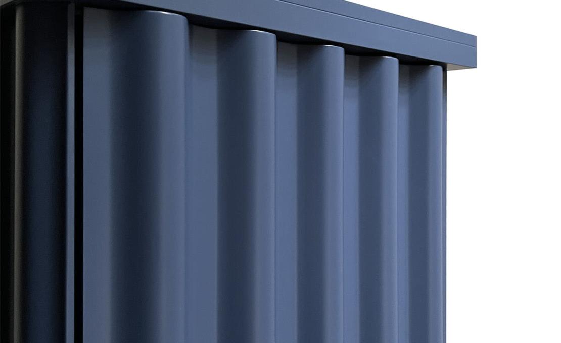 Шкаф от фабрики DLA Design Lab модель Curl Petrol Blue