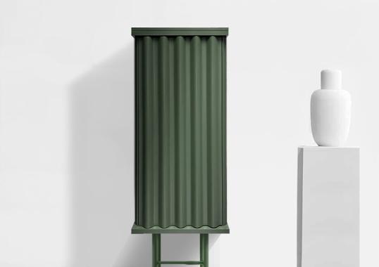 Шкаф от фабрики DLA Design Lab модель Curl Rosemary Green