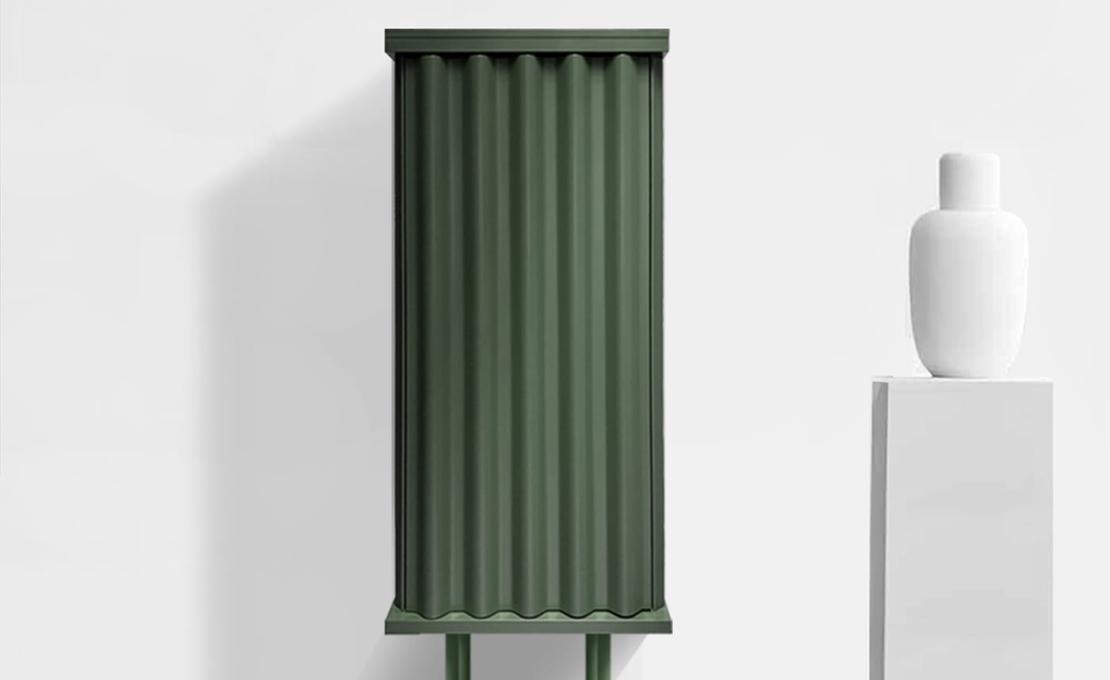 Шкаф от фабрики DLA Design Lab модель Curl Rosemary Green