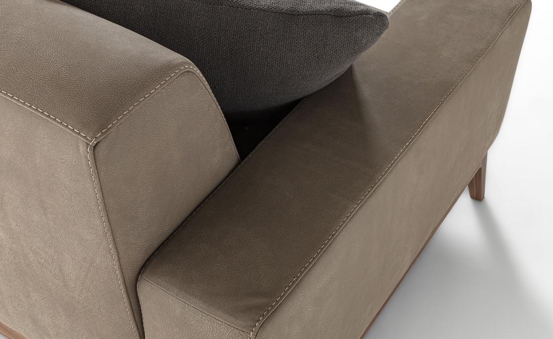 Диван от фабрики Durame модель 3 Hermitage Taupe