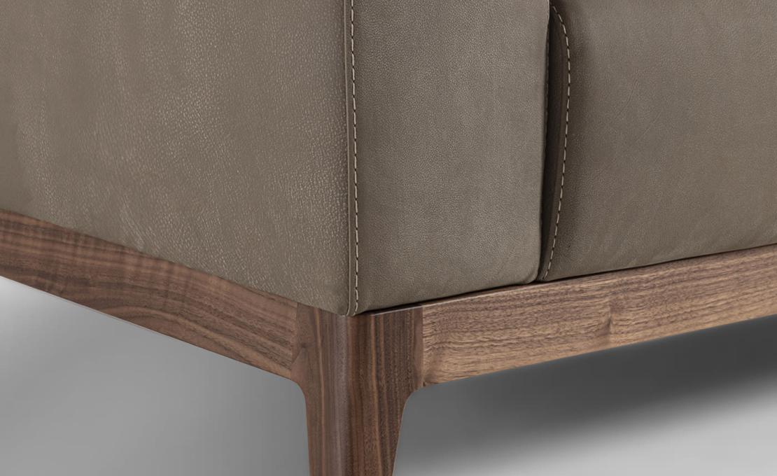 Диван от фабрики Durame модель 3 Hermitage Taupe