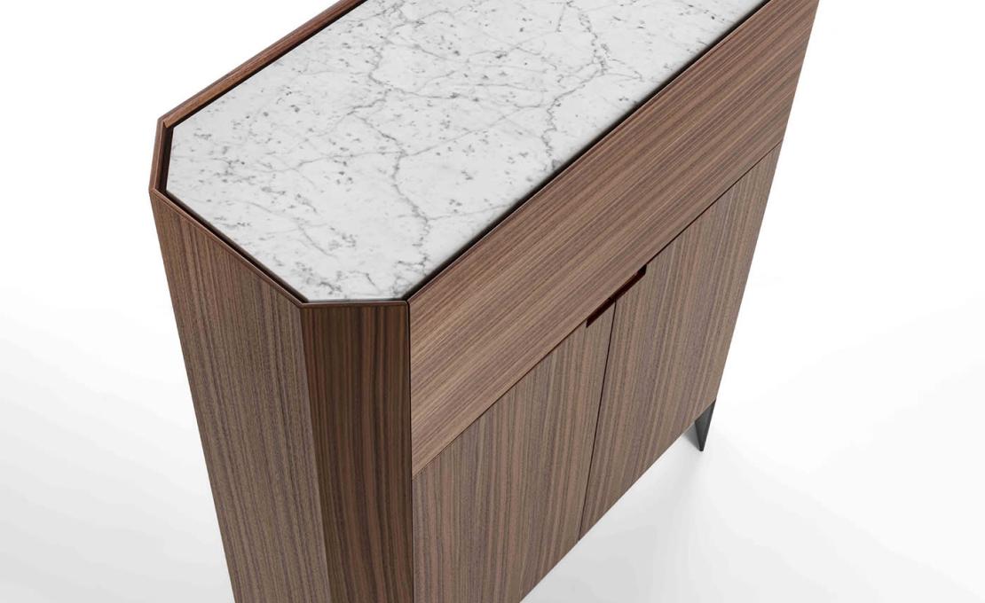 Барный шкаф от фабрики Durame модель Honey Canaletto 3 Carrara
