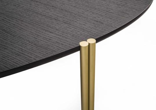 Журнальный столик от фабрики Durame модель Jean Ordinary Black Ashwood
