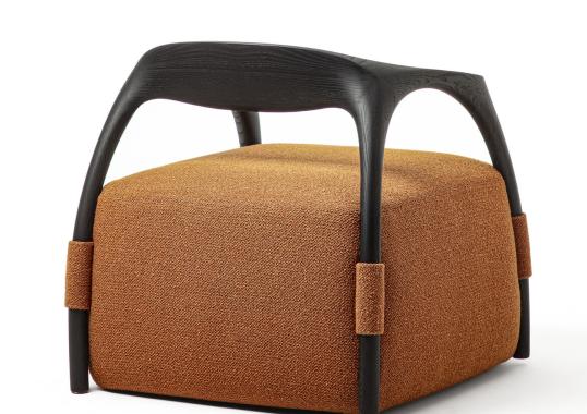 Кресло от фабрики Durame модель Chassis Black Ash 