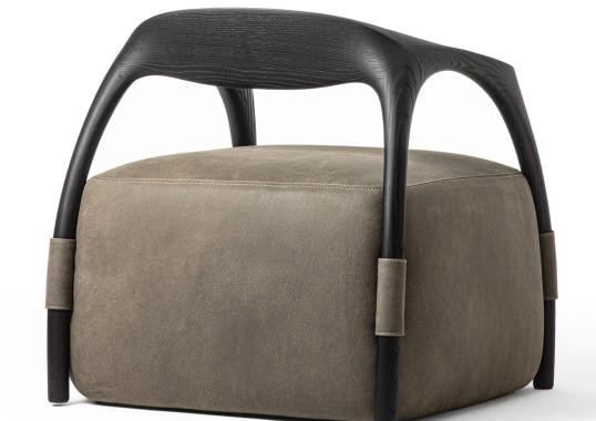 Кресло от фабрики Durame модель Chassis Black Ash 