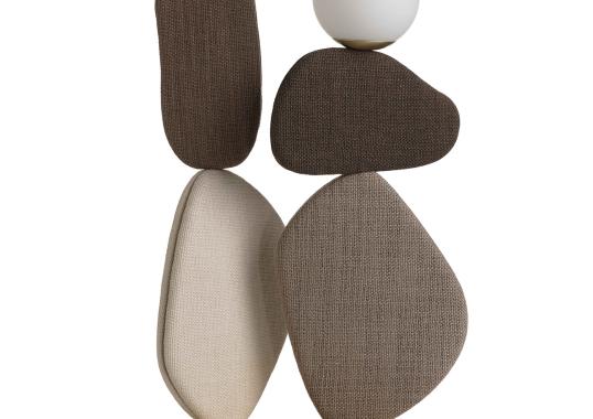 Торшер Durame Zen Big Brown Fabric image 1