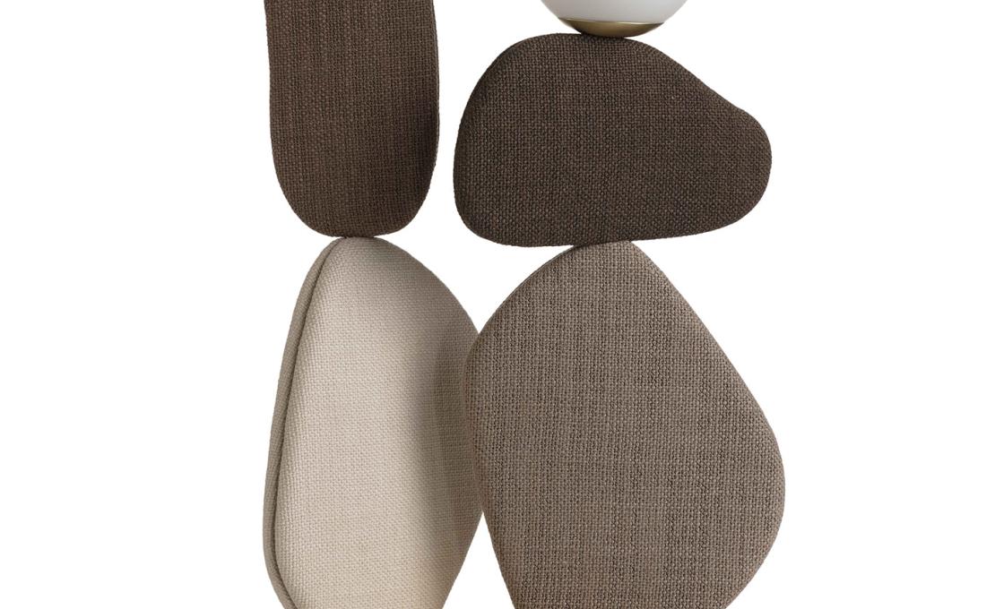 Торшер от фабрики Durame модель Zen Big Brown Fabric