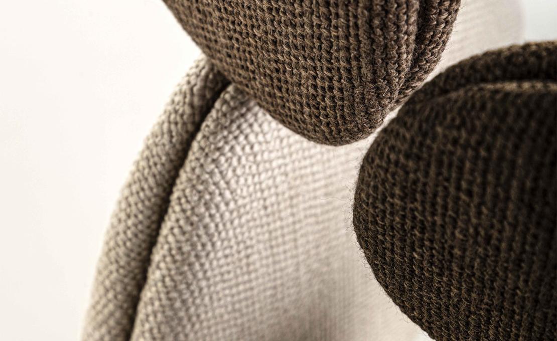 Торшер от фабрики Durame модель Zen Big Brown Fabric