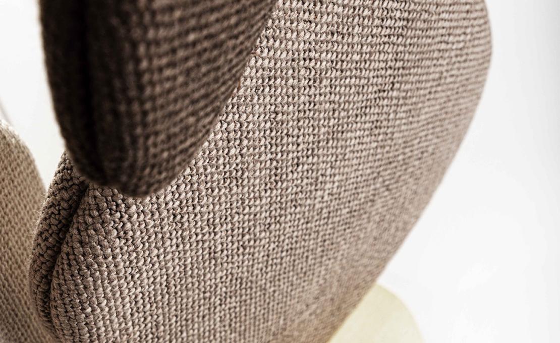 Торшер от фабрики Durame модель Zen Big Brown Fabric