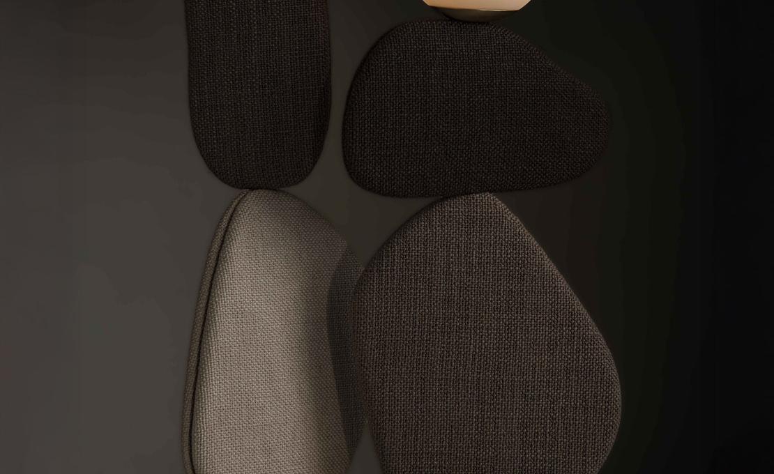 Торшер от фабрики Durame модель Zen Big Brown Fabric