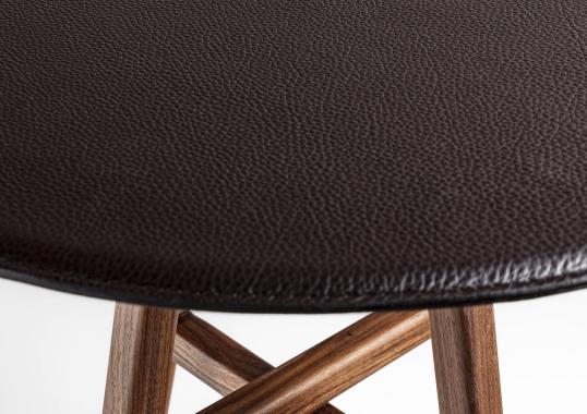 Журнальный столик от фабрики Durame модель Joker Round Black Brown