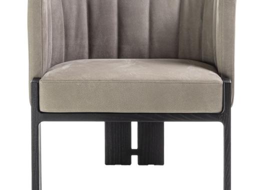 Кресло Durame Tofane Taupe Black Armchair image 1
