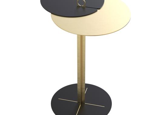 Журнальный столик Edizioni Design ED021 Black and Brass II image 1