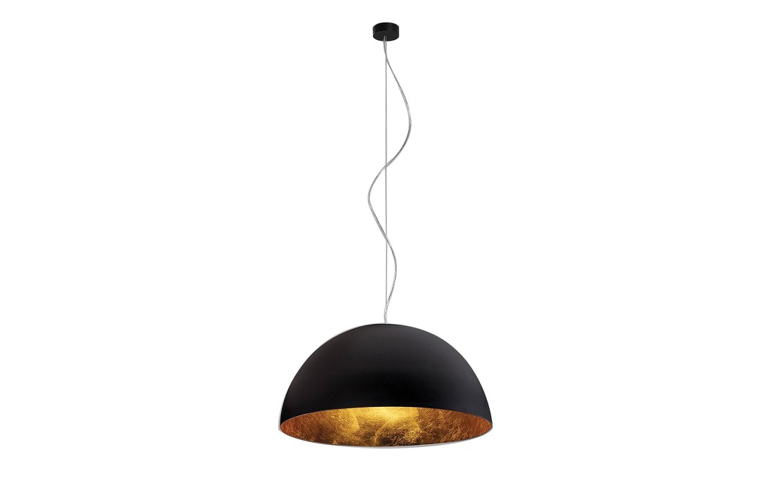 Подвесное освещение от фабрики Egoluce модель Giové Black in Gold Leaf