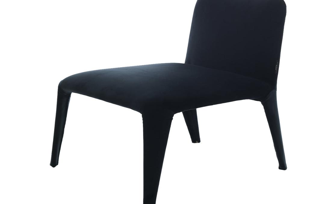 Кресло для отдыха от фабрики Epònimo модель Nova Dark Blue Lounge Chair Without Armrests
