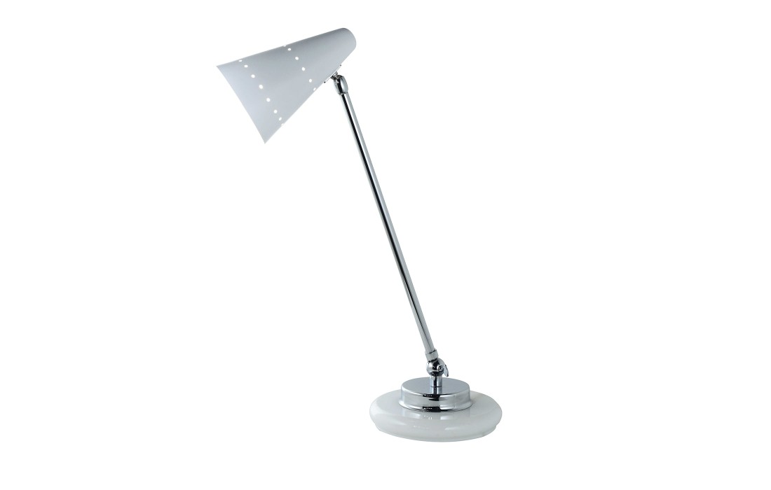 Настольная лампа от фабрики Estro модель Nancy M264 Chrome White
