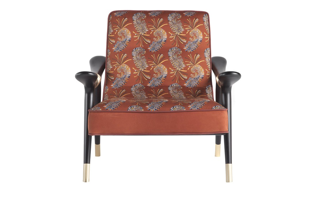 Кресло от фабрики ETRO Home Interiors модель Masai Rust