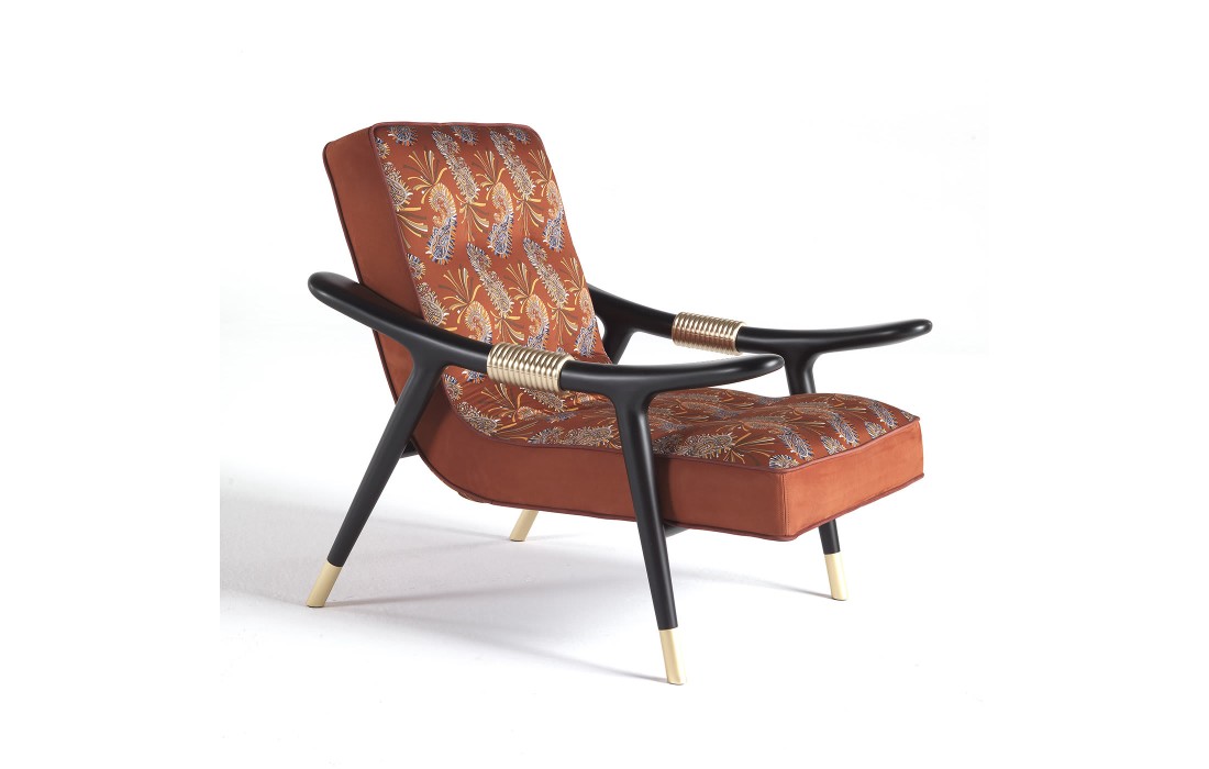 Кресло от фабрики ETRO Home Interiors модель Masai Rust