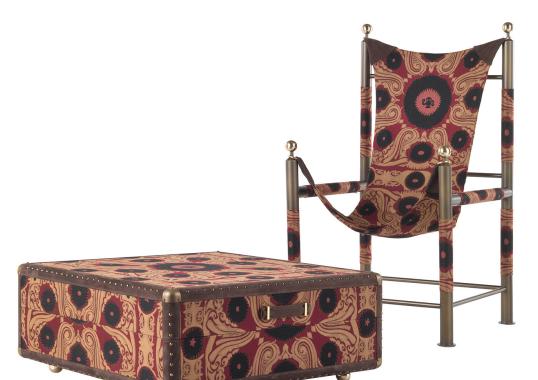 Кресло для отдыха ETRO Home Interiors Babel Brown image 1