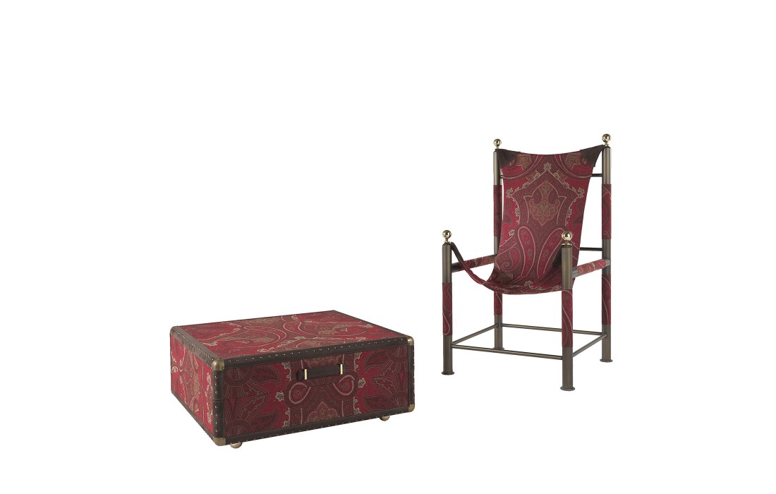 Кресло для отдыха от фабрики ETRO Home Interiors модель Babel Red