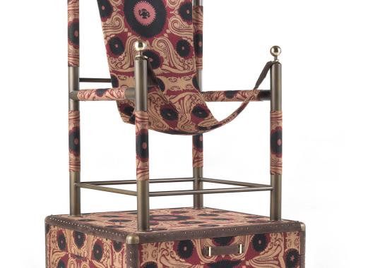 Кресло для отдыха от фабрики ETRO Home Interiors модель Babel Brown