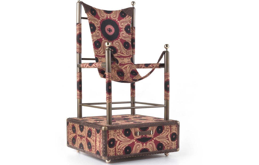 Кресло для отдыха от фабрики ETRO Home Interiors модель Babel Brown