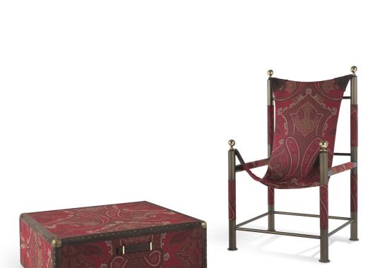 Кресло для отдыха от фабрики ETRO Home Interiors модель Babel Red