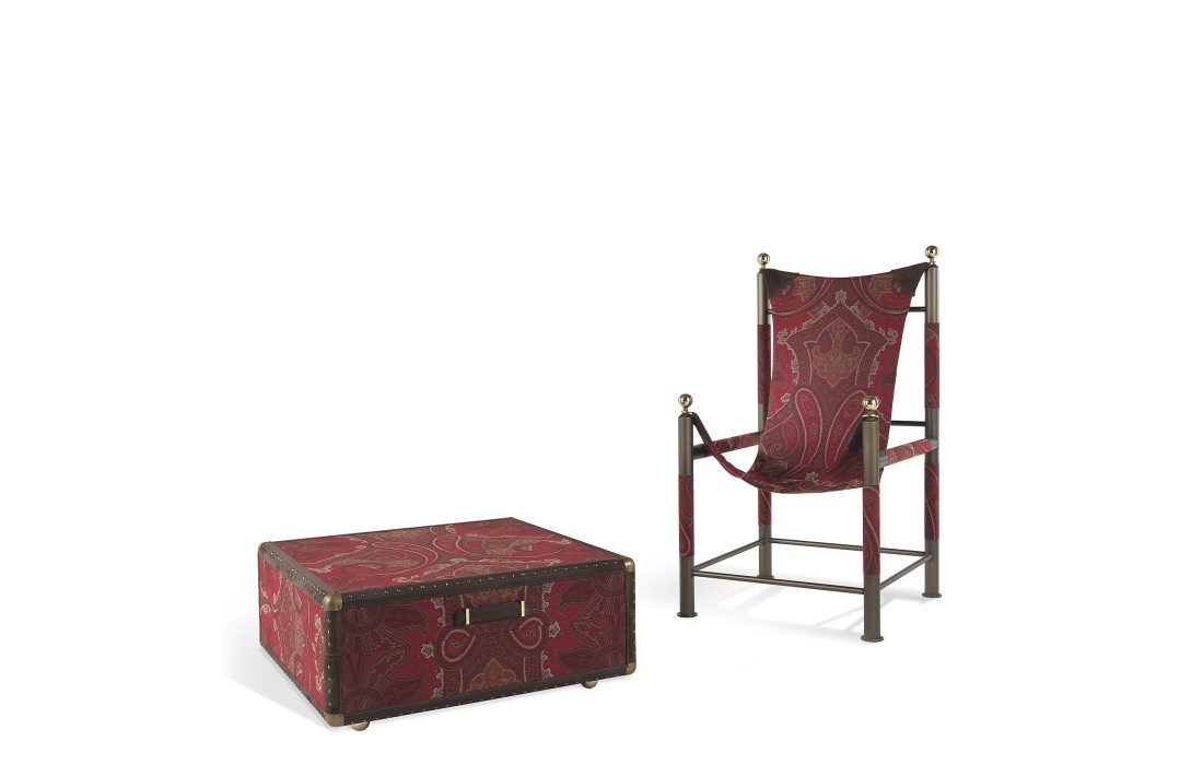 Кресло для отдыха от фабрики ETRO Home Interiors модель Babel Red