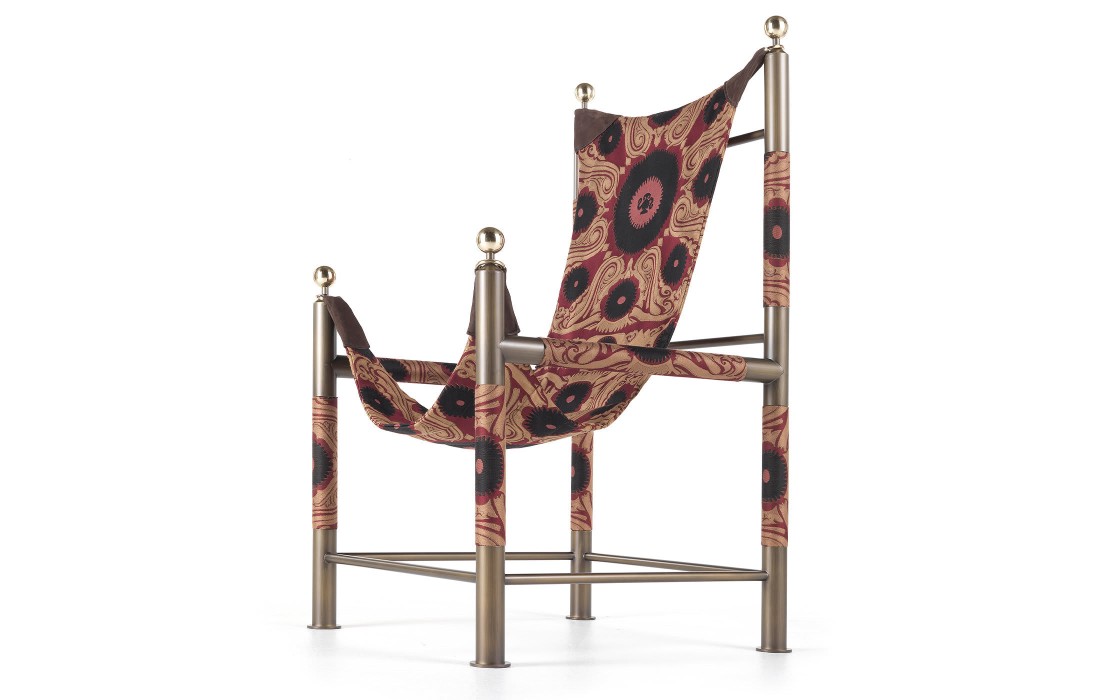 Кресло для отдыха от фабрики ETRO Home Interiors модель Babel Brown