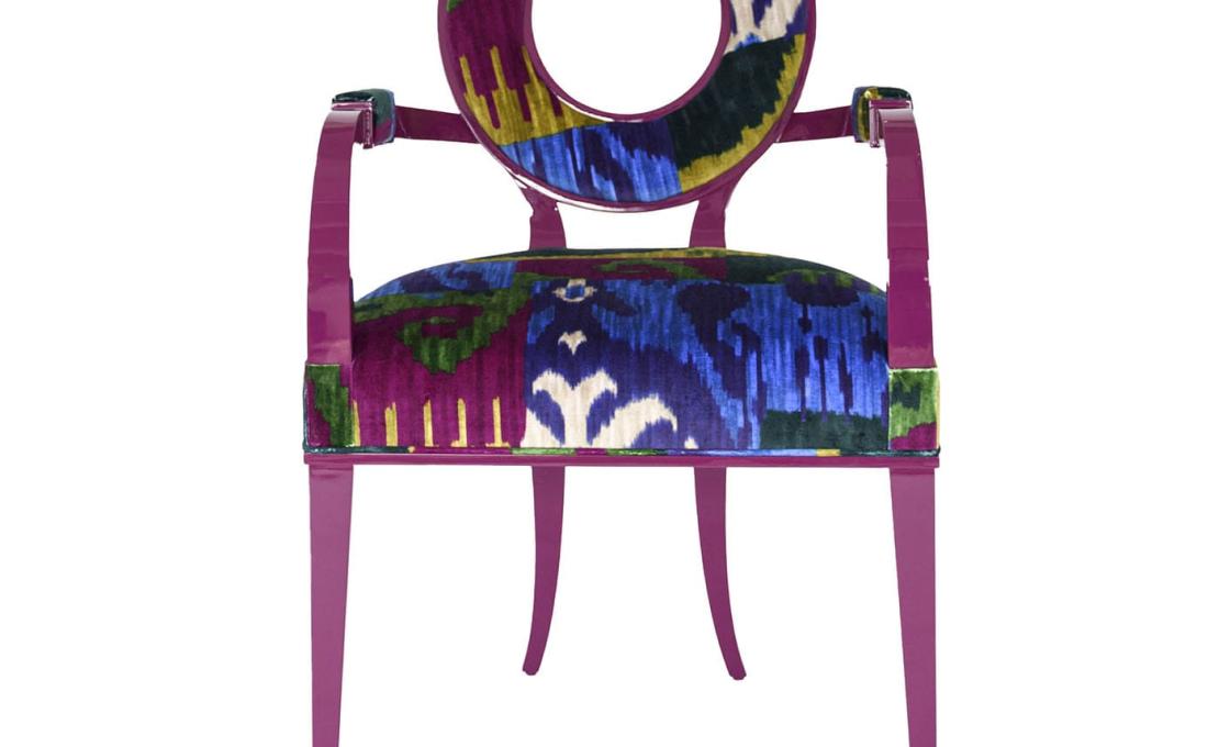 Стул от фабрики Extroverso модель New Moon Magenta 