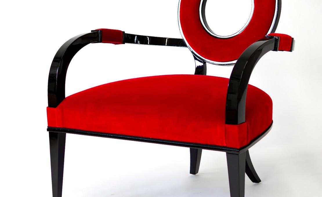 Кресло для отдыха от фабрики Extroverso модель Selene Red 