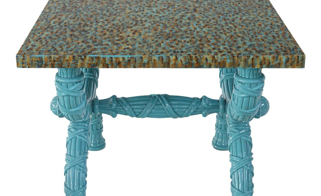 Журнальный столик от фабрики Extroverso модель Turquoise Spider