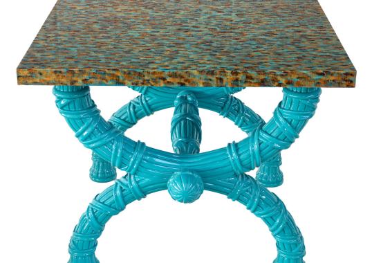 Журнальный столик от фабрики Extroverso модель Turquoise Spider