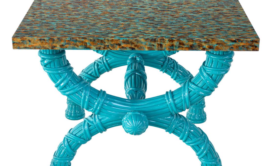 Журнальный столик от фабрики Extroverso модель Turquoise Spider