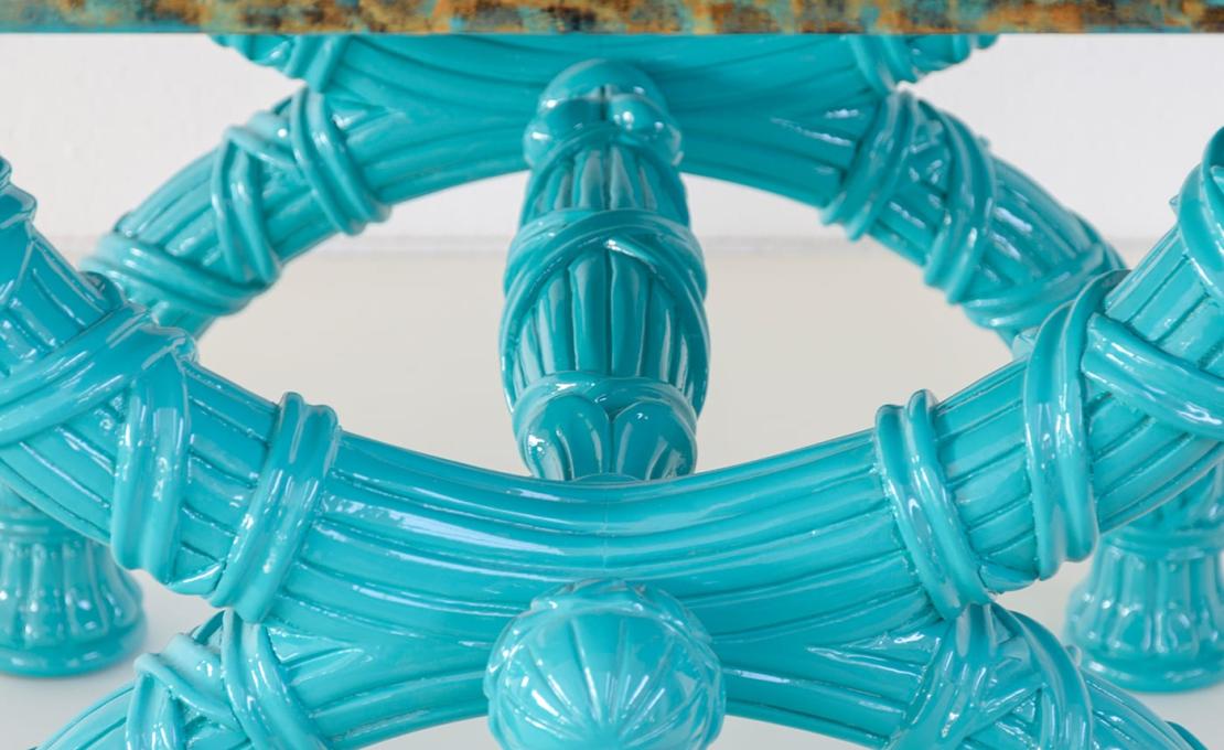 Журнальный столик от фабрики Extroverso модель Turquoise Spider