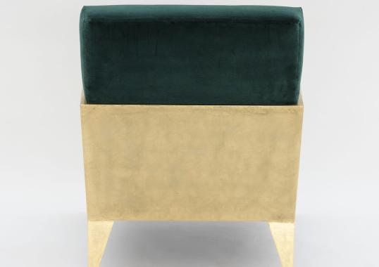 Кресло от фабрики Extroverso модель Goa Relax Emerald Golden Armchair