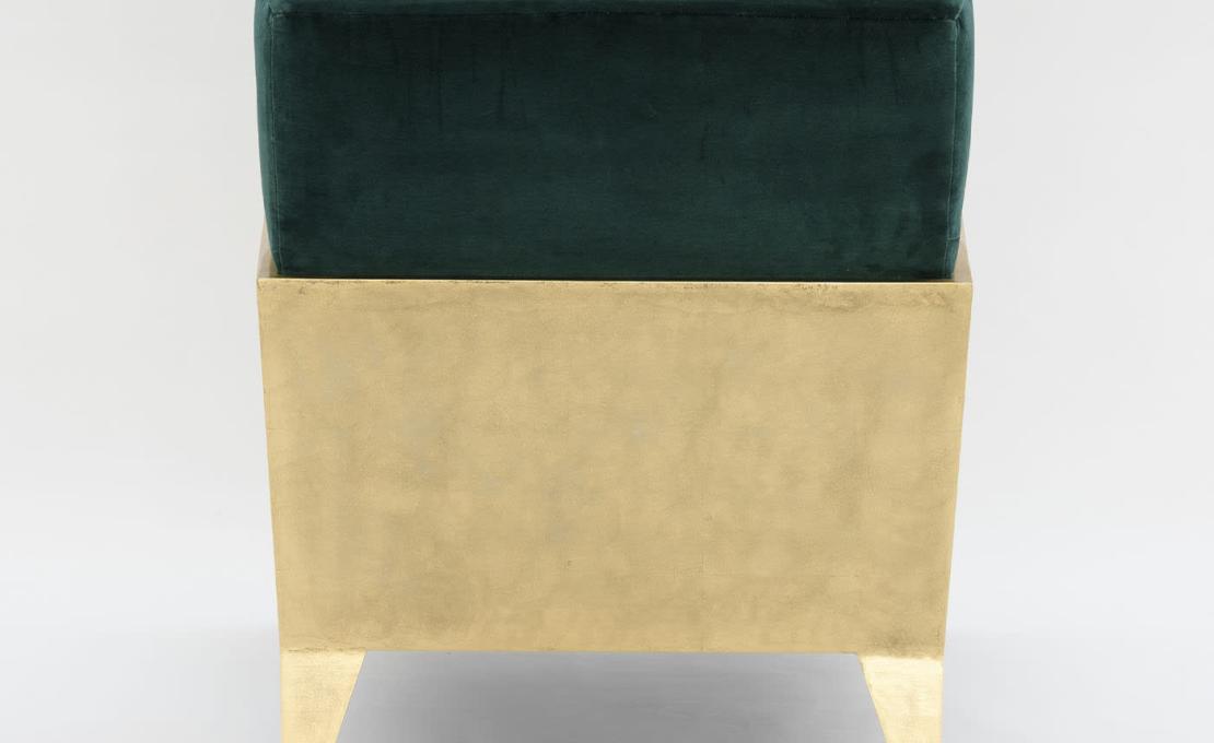 Кресло от фабрики Extroverso модель Goa Relax Emerald Golden Armchair